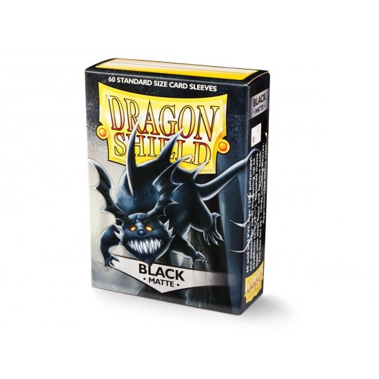 Dragon Shield Standard Sleeves Matte - Black 60ct