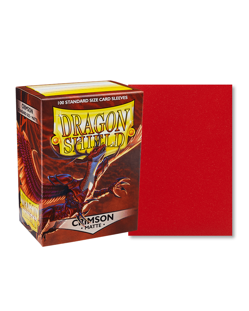 Dragon Shield Standard Sleeves Matte - Crimson 60ct