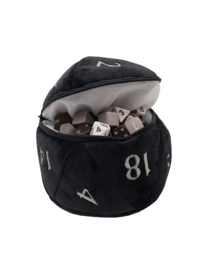 UP - Ultra Pro D20 Plush Dice Bag - Black