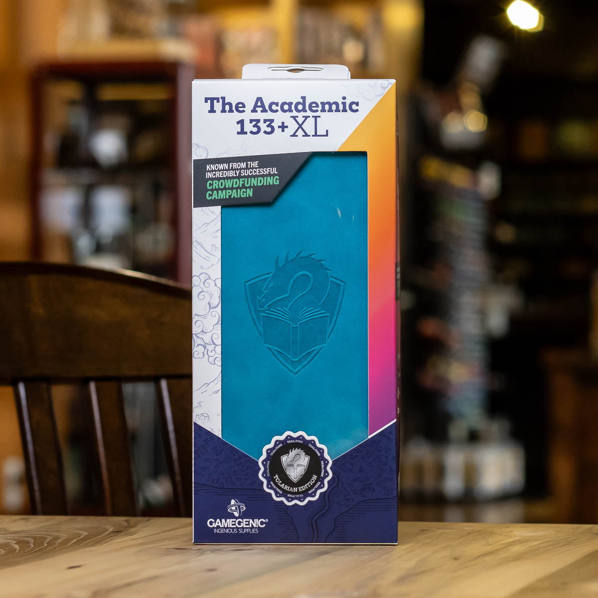 Gamegenic - Deck Box - The Academic 133+ XL Teal/Pink