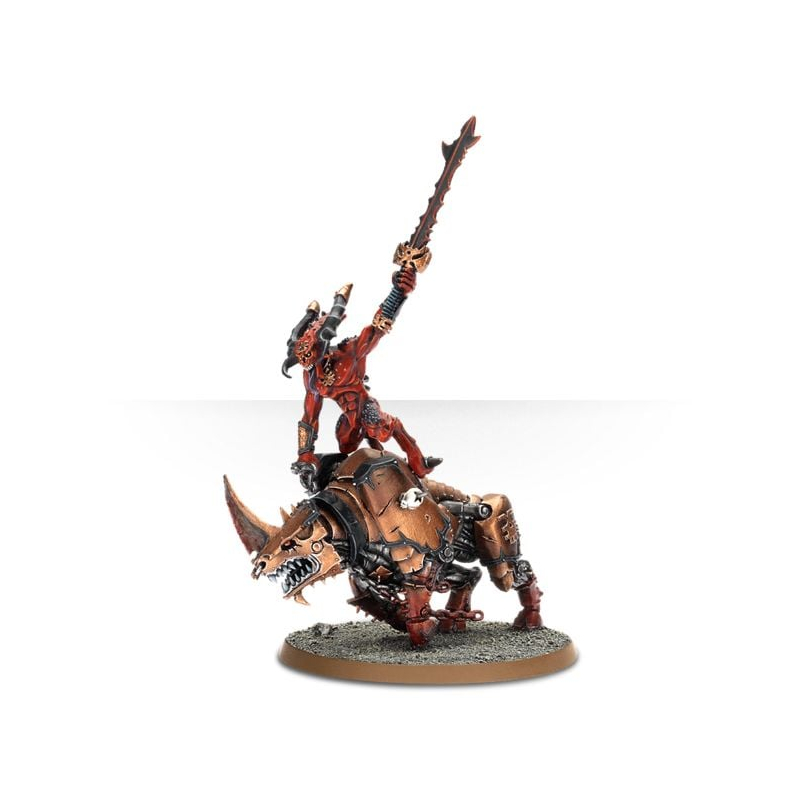WS - SKULLMASTER, HERALD OF KHORNE ON JUGGERNAUT
