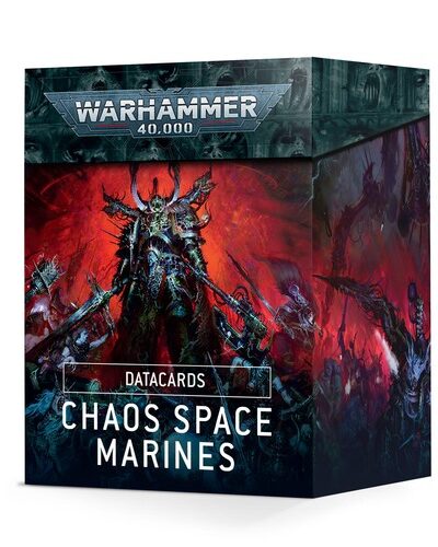 WS - Warhammer 40K - DATASHEET CARDS: CHAOS SPACE MARINES - ENG