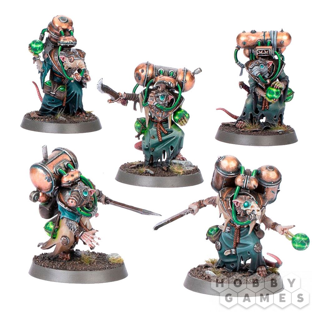WS - EoS - SKAVEN: ACOLYTE GLOBADIERS