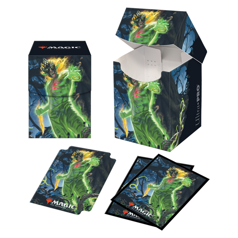 UP - Ultra Pro Z endikar Rising Obuun, Mul Daya Ancestor Combo PRO 100+ Deck Box and 100ct sleeves (18463)