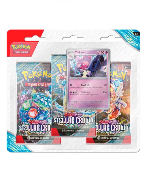 PKM - Pokemon TCG: Scarlet & Violet 07 Stellar Crown - 3-Booster Blister