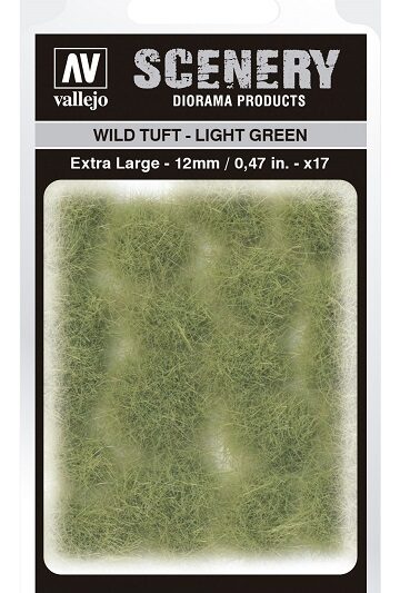 VAL - Scenery: Wild Tuft- Light Green, Extra large (12 mm. / 0,47 in.)