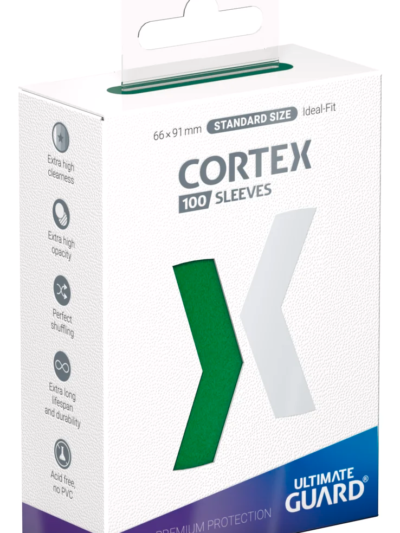 UG - Card Sleeves: Cortex Standard Size - Glossy Green (100 ct.)