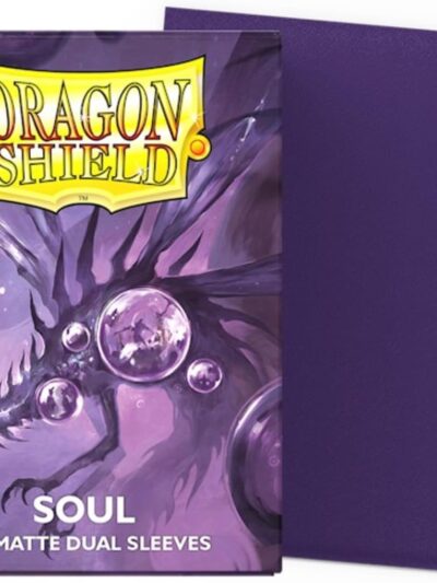 Dragon Shield Sleeves: Standard DUAL- Matte Purple/Soul (100 ct.)