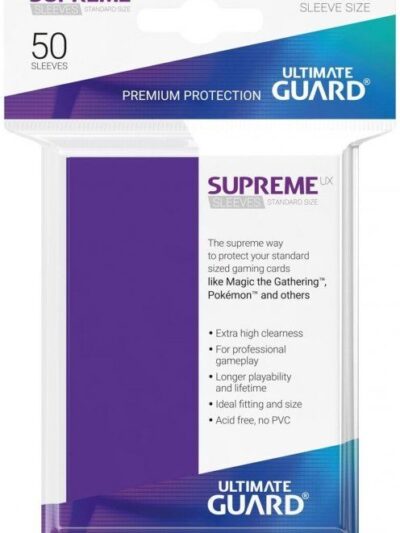 UG - Card Sleeves: Supreme UX Sleeves Standard Size- Purple (50)