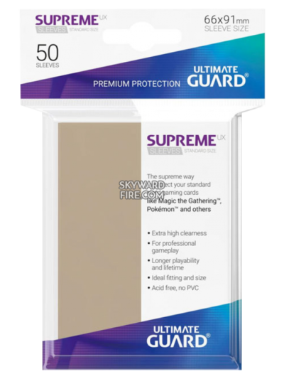 UG - Card Sleeves: Supreme UX Sleeves Standard Size- Sand (50)