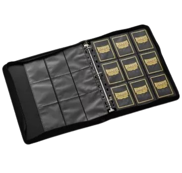 Dragon Shield Binder: Card Codex Portfolio- 9/18 ZIP Black