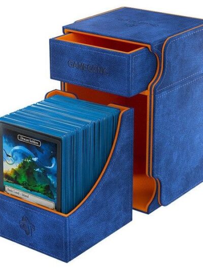 GameGenic - Watchtower Deck Box - 100+ XL Blue/Orange