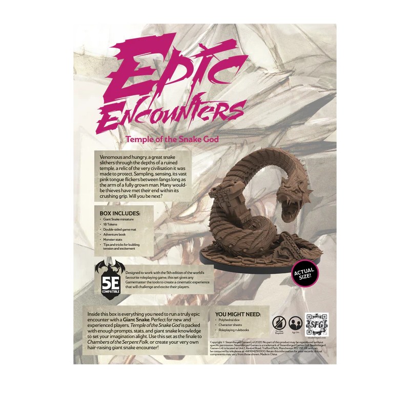 BG - Epic Encounters: Temple of the Snake God - EN