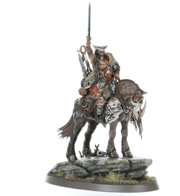 WS - AoS - STD: DARKOATH CHIEFTAIN ON WARSTEED