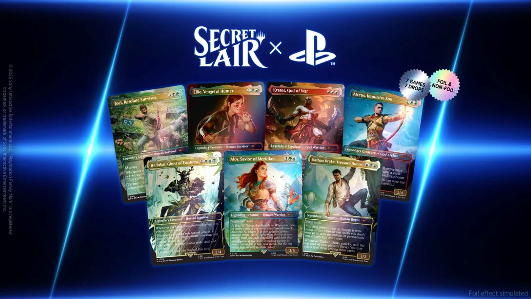 MTG - Magic the Gathering: Secret Lair Drop - Horizon: Zero Dawn/The Last of Us Part III: Path of Retribution-The Last of Us Part I: Chasing Hope