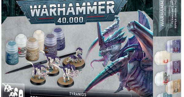 WS - Warhammer 40,000 - TYRANID PAINT SET