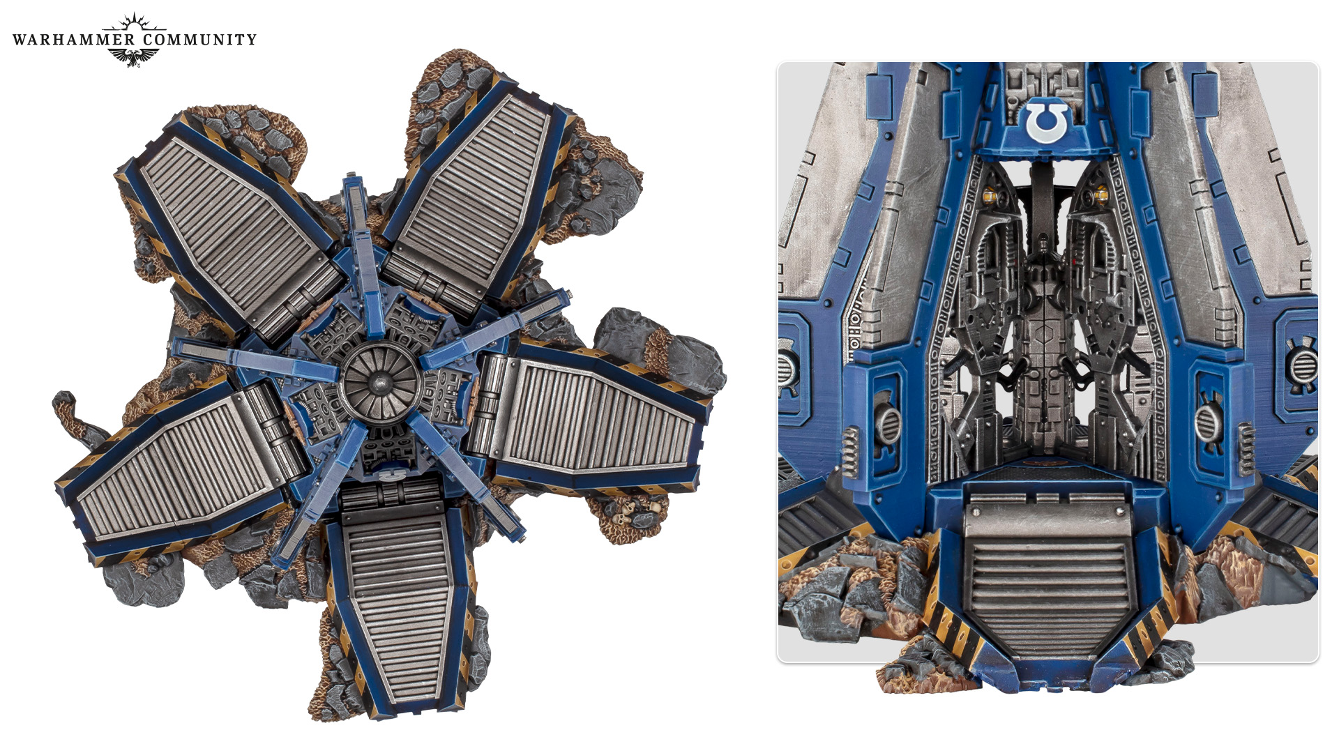WS - SPACE MARINES DROP POD
