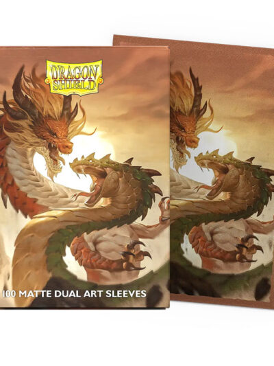 Dragon Shield Sleeves: Standard DUAL- Matte 'Wood Snake' (100 ct.)