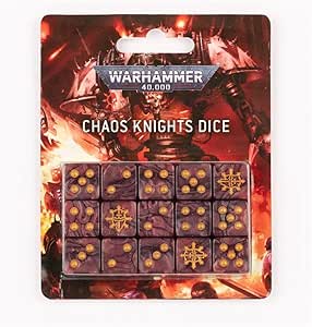 WS - WARHAMMER 40000: CHAOS KNIGHTS DICE