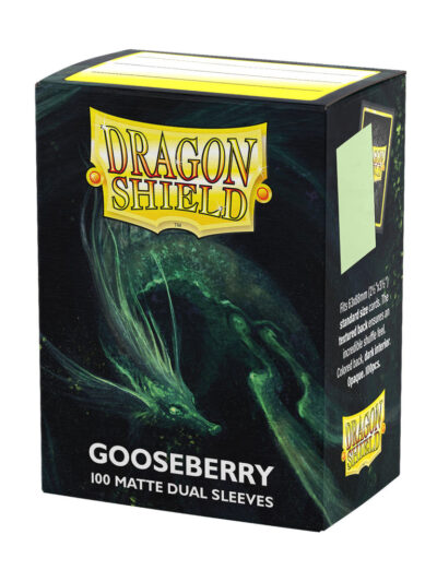 Dragon Shield Sleeves: Standard DUAL- Matte Gooseberry (100 ct.)
