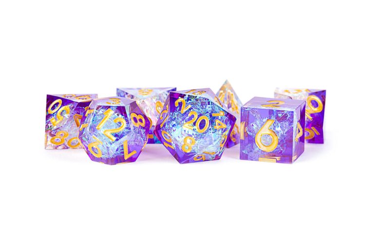 MDG - 7-Die Set Handcrafted Sharp Edge: Royal Geode