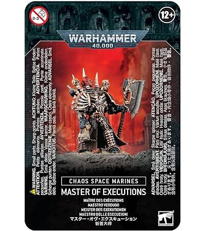 WS - Warhammer 40,000 - CHAOS SPACE MARINES MASTER OF EXECUTIONS