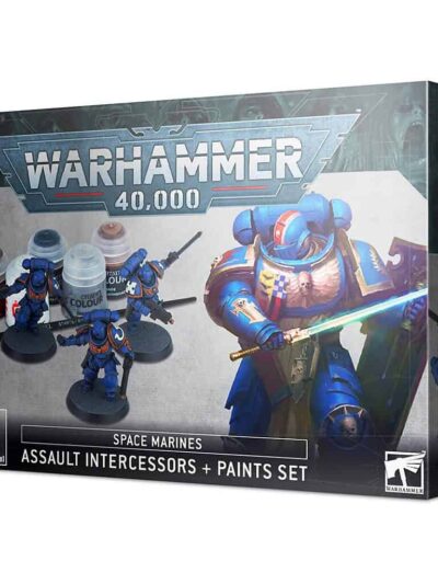 WS - Warhammer 40,000 - Space Marines - Assault Intercessors + Paint Set - EN