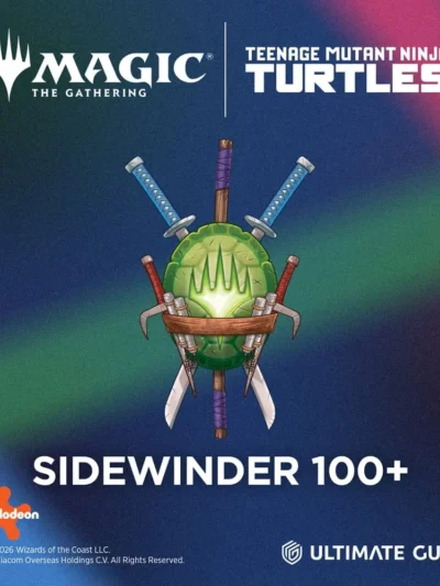 UG - Deck Case: Sidewinder 100+ Xenoskin MTG - Teenage Mutant Ninja Turtles - Plains/Islad/Swamp