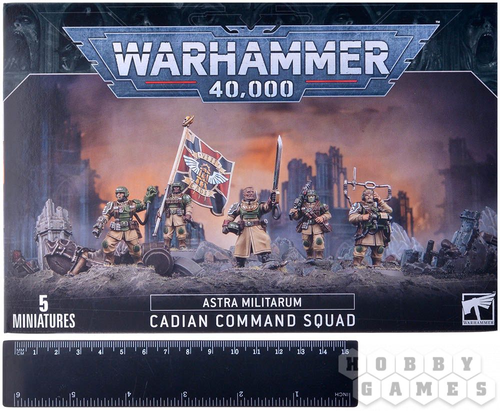 WS - Warhammer 40,000 - Astra Militarum - Cadian Command Squad - EN