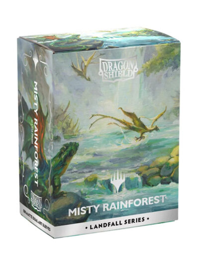 Dragonshield Sleeves: Standard DUAL - Matte 'MTG Landfall Series - Misty Rainforest'/Arid Mesa'/Scalding Tarn' Art (100 ct.)