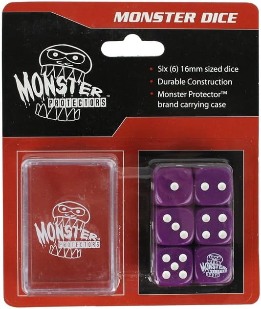 Monster Dice Set (6) - Purple