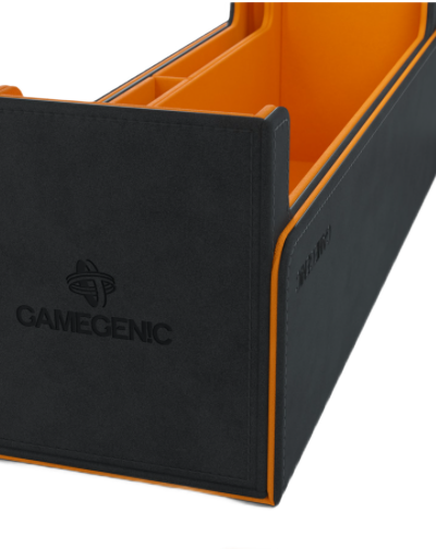 Gamegenic Deck Box: Cards' Lair 400+ Convertible (Black/Orange)