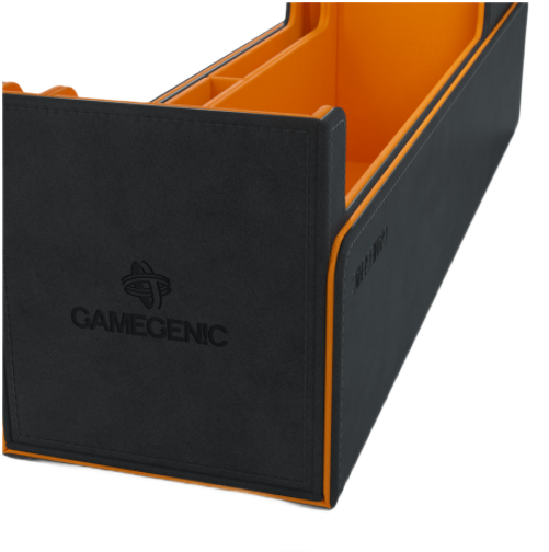 Gamegenic Deck Box: Cards' Lair 400+ Convertible (Black/Orange)