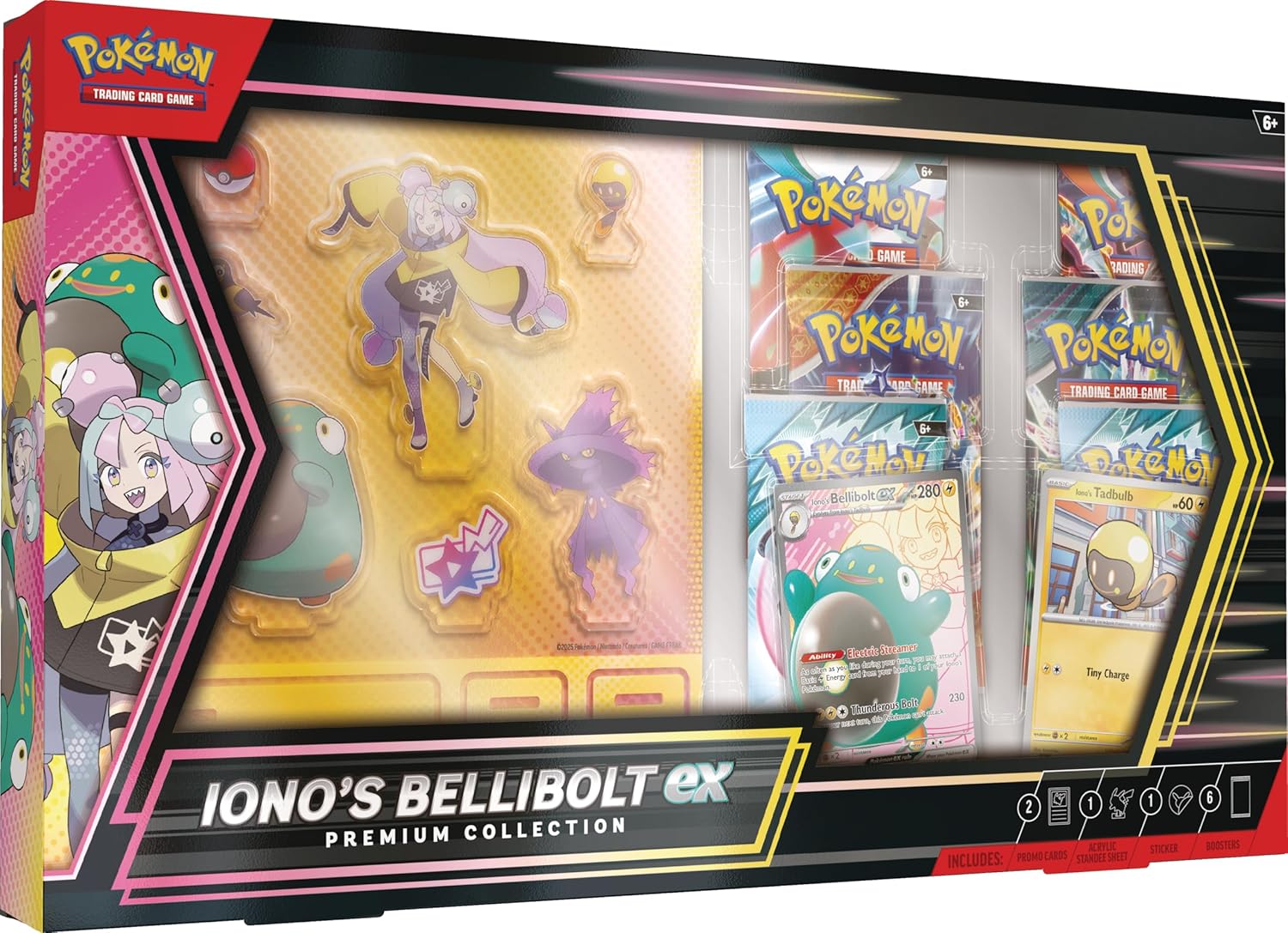 PKM - Pokemon TCG: Iono’s Bellibolt Ex Premium Collection - ESP