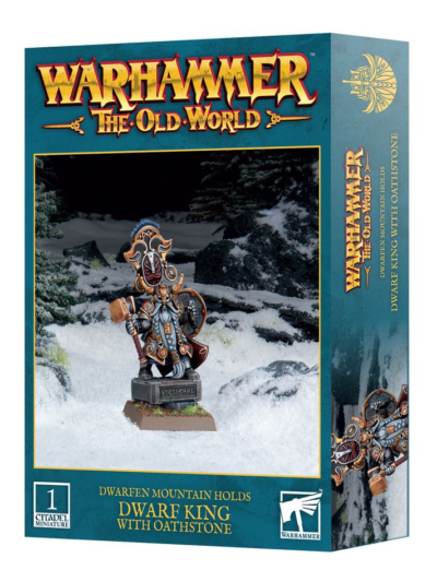 WS - OLW - DWARFEN HOLDS: DWARF KING WITH OATHSTONE