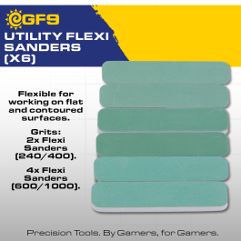 GF9 - Tool: "Utility" Flexi Sanders (x9)