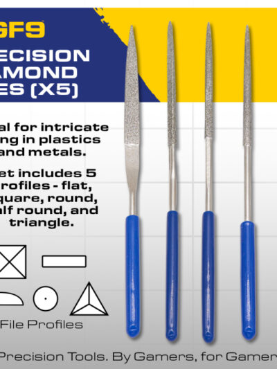 GF9 - Tool: "Precision " Diamond Files (x5)