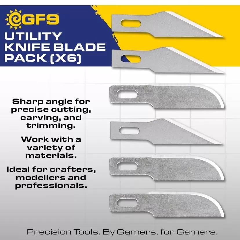 GF9 - Tool: “Utility” Knife Blade Pack (x6)