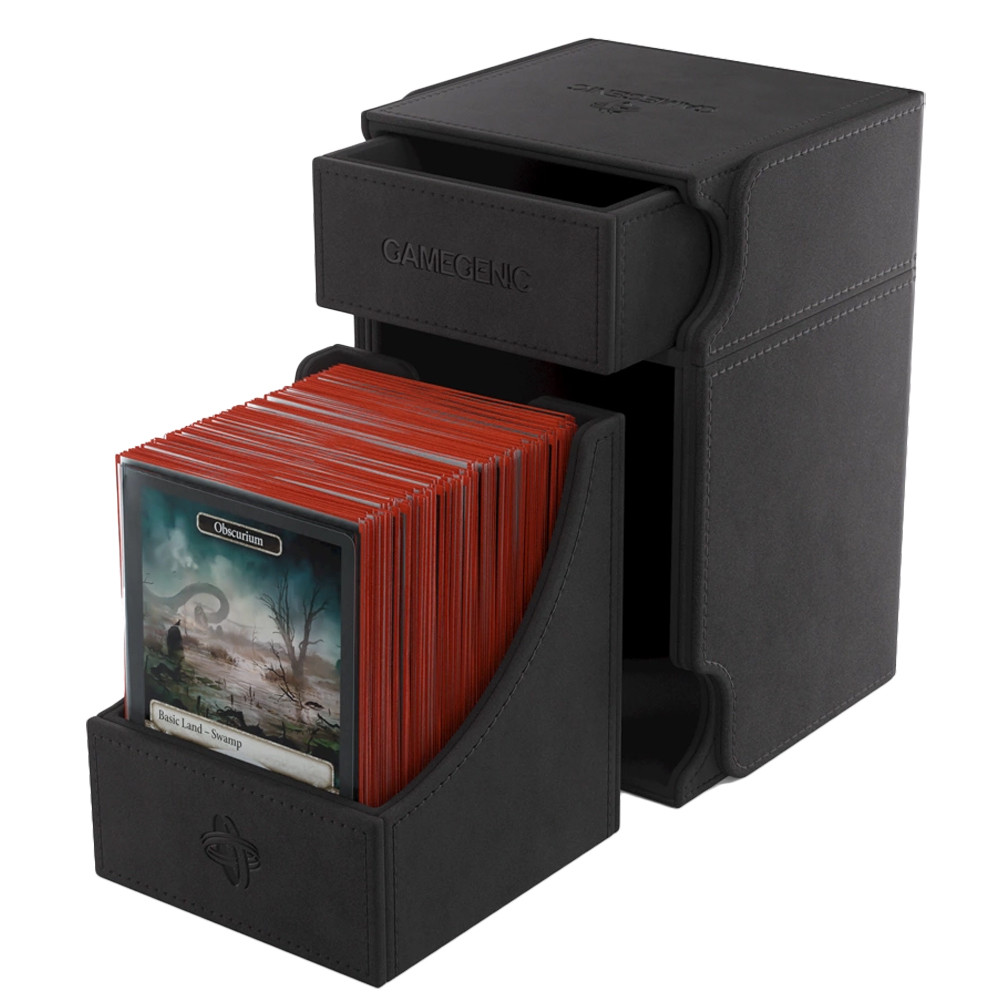 Gamegenic Deck Box: Watchtower 100+ XL Convertible Black