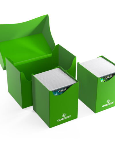 GameGenic - Double Deck Holder 200+XL Standard Size - Green