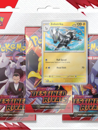 PKM - Pokémon TCG: Scarlet & Violet 10 - "Destined Rivals" 3-Booster Blister - ENG