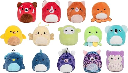 Peluche Squishmallows 10" Pulpo, Oso, gato