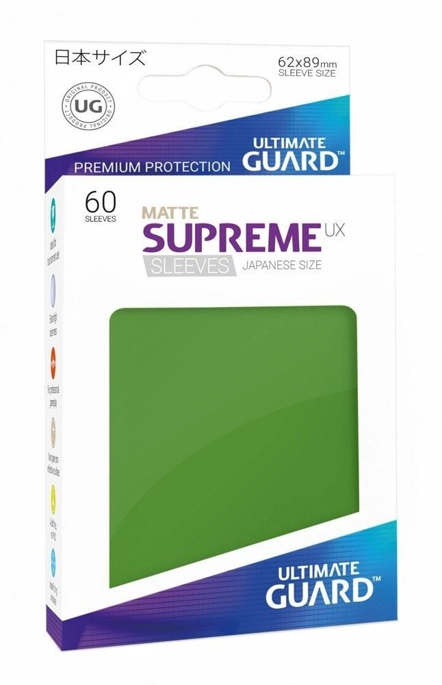 UG - Supreme UX Sleeves Japanese Size Matte- Green (60)