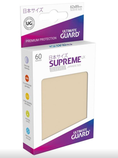 UG - Supreme UX Sleeves Japanese Size Matte- Sand (60)