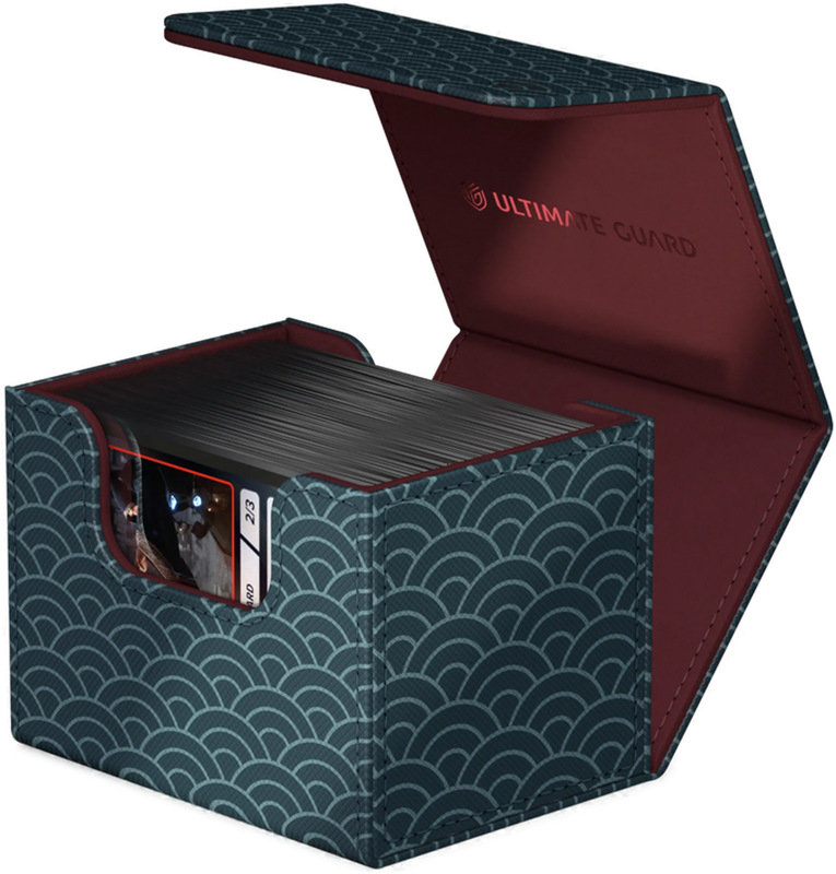 UG - Deck Case: Sidewinder 100+ Shogun’s Journey - Part 2: Seigaiha (Dark Blue / Dark Red)
