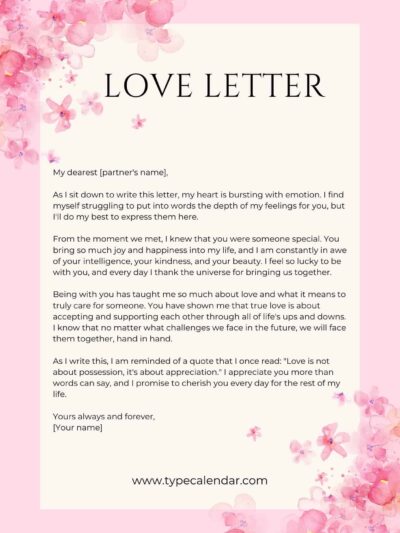 BG - Love Letter - ENG