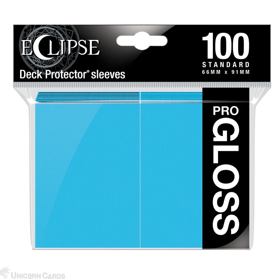 UP - Ultra Pro Eclipse Gloss Standard Sleeves: Sky Blue