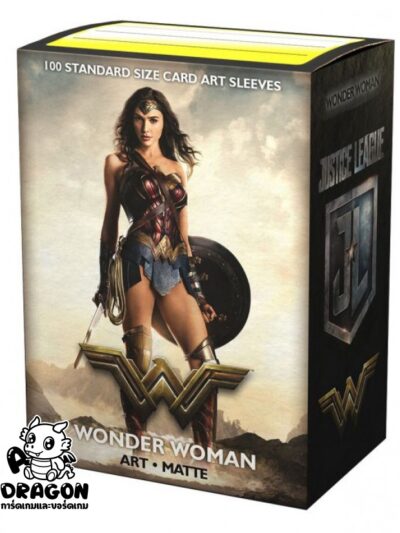 Dragon Shield Standard Sleeves Art Matte - Justice League - Wonder Woman 100ct