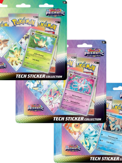 PKM - Pokemon TCG: Scarlet & Violet Prismatic Evolutions SV8.5 - Tech Sticker Collection - ENG