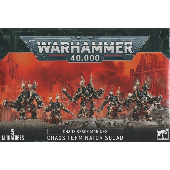 WS - Warhammer 40,000 - CHAOS SPACE MARINES: CHAOS TERMINATORS SQUAD